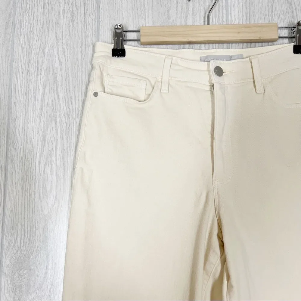 Athleta | Pale Yellow Sculptek Flex Straight Leg Ankle Jean Size 10 - Picture 4 of 11